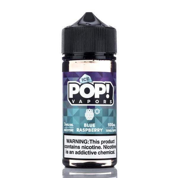 ICED BLUE RASPBERRY POP VAPOR