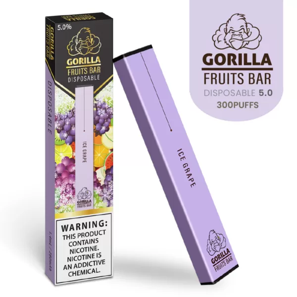 ICE GRAPE GORILLA FRUITS BAR DISPOSABLE