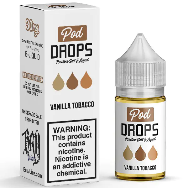 VANILA TOBACCO POD DROPS 30ML