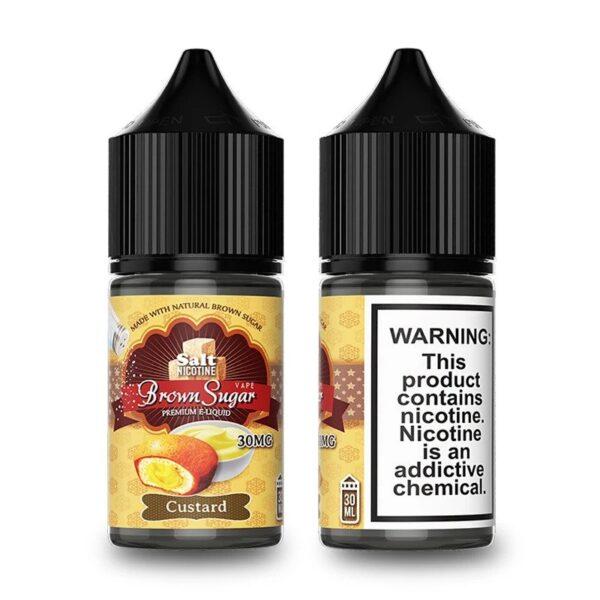 CUSTARD BROWN SUGAR SALTS 30ML