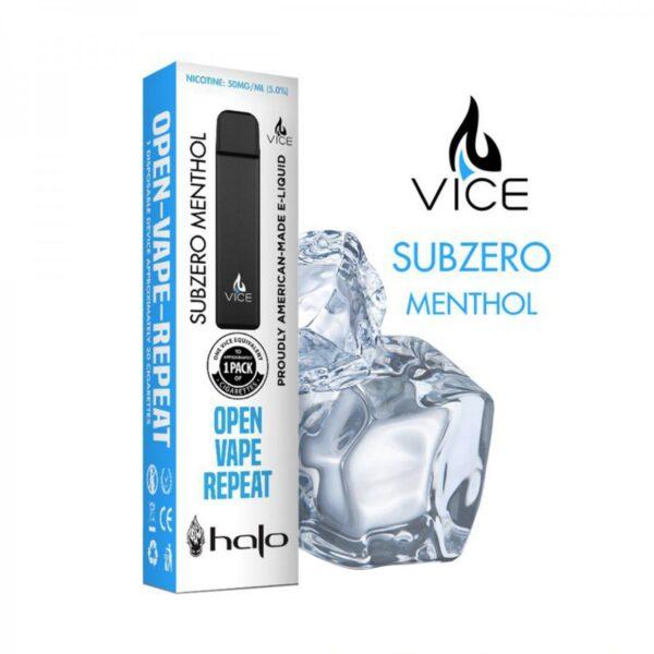 SUBZERO MENTHOL HALO VICE DISPOSABLE