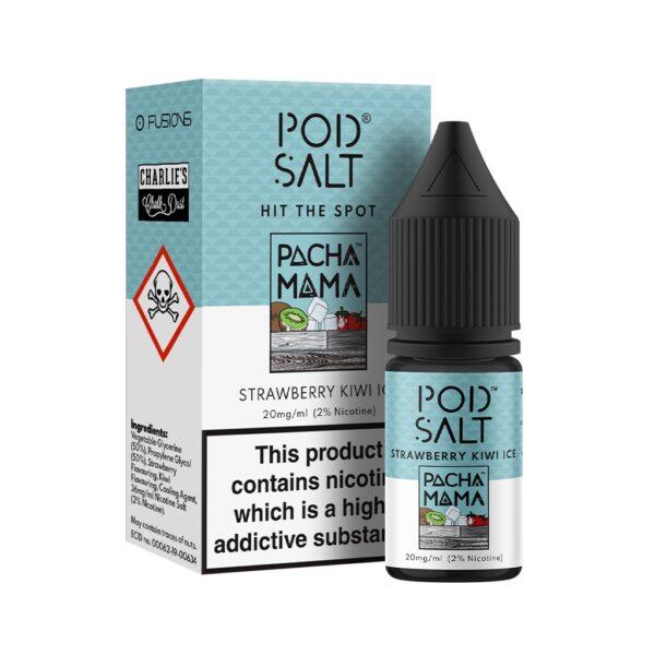 PACHA MAMA STRAWBERRY KIWI ICE PODSALT 30ML