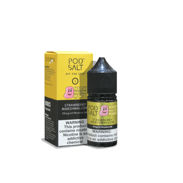 STRAWBERRY MARSHMALLOW POD SALT 30ML