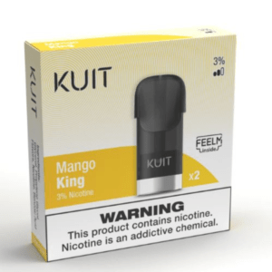 <h1>MANGO KING POD KUIT PRO POD</h1> The Mango King Pod for the Kuit Pro device reigns supreme as a tantalizing blend of tropical indulgence, offering a rich and exotic vaping experience fit for royalty. Crafted with precision, this pod captures the essence of ripe mangoes in all their glory, delivering a burst of sweet and tangy flavor with every inhale. With each puff, you're treated to the succulent sweetness of perfectly ripened mangoes, transporting you to a sun-drenched paradise with every draw. The Mango King Pod encapsulates the essence of tropical indulgence, making it a favorite among vapers seeking a taste of the exotic. <strong>YOU CAN EXPLORE MORE KUIT PODS <a href="https://www.rockstarvapor.co/product-category/prefilled-pods-pakistan/buy-kuit-pods-online-in-pakistan/">HERE!</a></strong> <p class="selectable-text copyable-text iq0m558w g0rxnol2" dir="ltr"><span class="selectable-text copyable-text">At Rockstar, we believe every purchase is an experience of convenience, quality, and satisfaction.</span></p> <p class="selectable-text copyable-text iq0m558w g0rxnol2" dir="ltr"><span class="selectable-text copyable-text jv8stmnn">*</span><b><strong class="selectable-text copyable-text nbipi2bn">Price Match Guarantee:</strong></b><span class="selectable-text copyable-text jv8stmnn">*</span><span class="selectable-text copyable-text"> We’re committed to offering you the best value on your purchases. If you find a lower price on an identical item from a competitor, simply let us know, and we’ll beat it.</span></p> <p class="selectable-text copyable-text iq0m558w g0rxnol2" dir="ltr"><span class="selectable-text copyable-text">Shop with confidence, knowing that you’re getting the best deal possible. Enjoy the ease of browsing and purchasing from the comfort of your home, Explore our catalog, place order, and get doorstep delivery. Our knowledgeable and friendly team is here to assist you with your order to make your shopping enjoyable,</span></p> <p class="selectable-text copyable-text iq0m558w g0rxnol2" dir="ltr"><span class="selectable-text copyable-text">We are located just around the corner in <a href="https://www.google.com/maps?ll=24.797475,67.044777&z=16&t=m&hl=en&gl=US&mapclient=embed&cid=3248600491974334453" target="_blank" rel="noopener">DHA Phase 5</a> & <a href="https://www.google.com/maps/place/Rockstar+Vapor+Co+-+Clifton+(Vape+Store)/@24.8271319,67.0278464,17z/data=!4m14!1m7!3m6!1s0x3eb33d243236324b:0xaa9b07f8edc863c0!2sRockstar+Vapor+Co+-+Clifton+(Vape+Store)!8m2!3d24.8271319!4d67.0304213!16s%2Fg%2F11twsg4yj7!3m5!1s0x3eb33d243236324b:0xaa9b07f8edc863c0!8m2!3d24.8271319!4d67.0304213!16s%2Fg%2F11twsg4yj7?entry=tt" target="_blank" rel="noopener">Clifton Boat Basin</a>, any of our store is your go-to spot for the latest vape gear, trendsetting flavors, and a vibe that’s as chill as it gets.</span></p> Mango King 3% Kuit Pro Pakistan