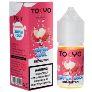 <h1 data-fontsize="20" data-lineheight="37.6px">RAMBUTAN TOKYO SUPER COOL SERIES</h1> <div> Rambutan is a tropical fruit known for its distinctive appearance and unique flavor profile. Here's a detailed description of its flavor: Sweet and Juicy: Rambutan's flavor is predominantly sweet with a juicy, succulent texture. It's often compared to a lychee or a grape due to its juicy and slightly translucent flesh. Mildly Tart: Along with its sweetness </div> <h3><strong>YOU CAN EXPLORE MORE TOKYO FLAVORS <a href="https://www.rockstarvapor.co/product-category/e-liquids/salt-nic-in-pakistan/salt-nic-tokyo-pakistan/" target="_blank" rel="noopener">HERE!</a></strong></h3> <p class="selectable-text copyable-text iq0m558w g0rxnol2" dir="ltr"><span class="selectable-text copyable-text">At Rockstar, we believe every purchase is an experience of convenience, quality, and satisfaction.</span></p> <p class="selectable-text copyable-text iq0m558w g0rxnol2" dir="ltr"><span class="selectable-text copyable-text jv8stmnn">*</span><b><strong class="selectable-text copyable-text nbipi2bn">Price Match Guarantee:</strong></b><span class="selectable-text copyable-text jv8stmnn">*</span><span class="selectable-text copyable-text">  We're committed to offering you the best value on your purchases. If you find a lower price on an identical item from a competitor, simply let us know, and we'll beat it.</span></p> <p class="selectable-text copyable-text iq0m558w g0rxnol2" dir="ltr"><span class="selectable-text copyable-text">Shop with confidence, knowing that you're getting the best deal possible. Enjoy the ease of browsing and purchasing from the comfort of your home, Explore our catalog, place order, and get doorstep delivery. Our knowledgeable and friendly team is here to assist you with your order to make your shopping enjoyable, </span></p> <p class="selectable-text copyable-text iq0m558w g0rxnol2" dir="ltr"><span class="selectable-text copyable-text">We are located just around the corner in <a href="https://www.google.com/maps?ll=24.797475,67.044777&z=16&t=m&hl=en&gl=US&mapclient=embed&cid=3248600491974334453" target="_blank" rel="noopener">DHA Phase 5</a> & <a href="https://www.google.com/maps/place/Rockstar+Vapor+Co+-+Clifton+(Vape+Store)/@24.8271319,67.0278464,17z/data=!4m14!1m7!3m6!1s0x3eb33d243236324b:0xaa9b07f8edc863c0!2sRockstar+Vapor+Co+-+Clifton+(Vape+Store)!8m2!3d24.8271319!4d67.0304213!16s%2Fg%2F11twsg4yj7!3m5!1s0x3eb33d243236324b:0xaa9b07f8edc863c0!8m2!3d24.8271319!4d67.0304213!16s%2Fg%2F11twsg4yj7?entry=tt" target="_blank" rel="noopener">Clifton Boat Basin</a>, any of our store is your go-to spot for the latest vape gear, trendsetting flavors, and a vibe that’s as chill as it gets.</span></p>   RAMBUTAN TOKYO SUPER COOL SERIES