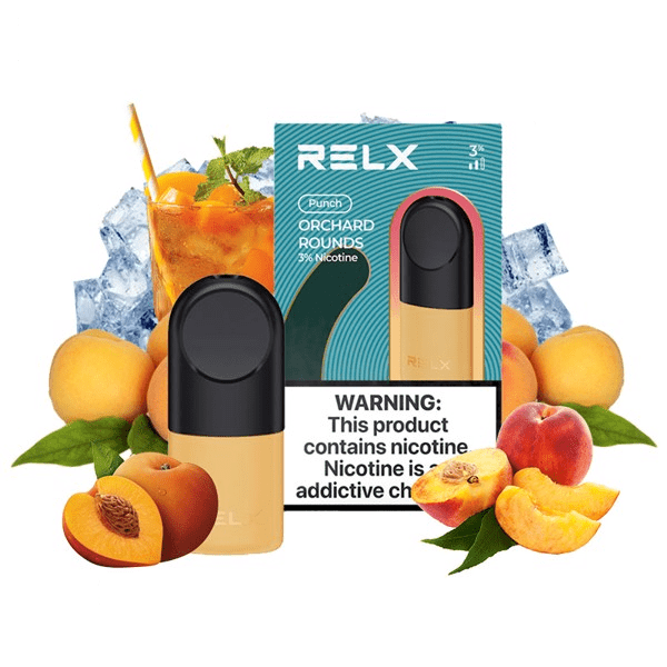 ORCHARD ROUND (PEACH) RELX PODS