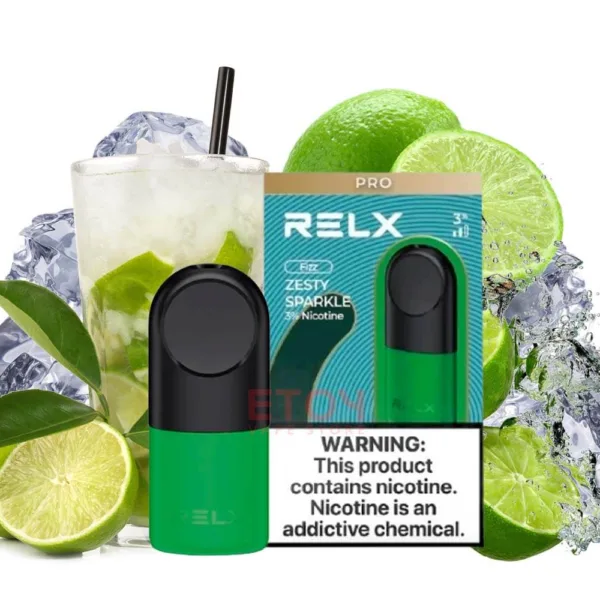 ZESTY SPARKLE (LEMON LIME) RELX PODS