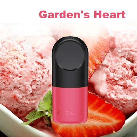 GARDEN'S HEART (STRAWBERRY ICE) RELX PODS