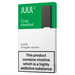 Buy CRISP MENTHOL 18MG  JUUL 2 PODs
