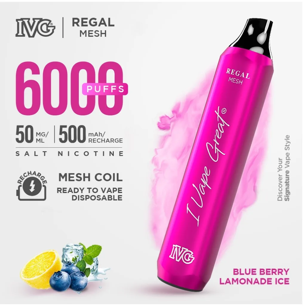 BLUE BERRY LEMONADE ICE IVG REGAL DISPOSABLE