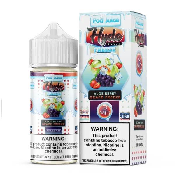 ALOE BERRY GRAPE FREEZE POD JUICE HYDE X 30ML