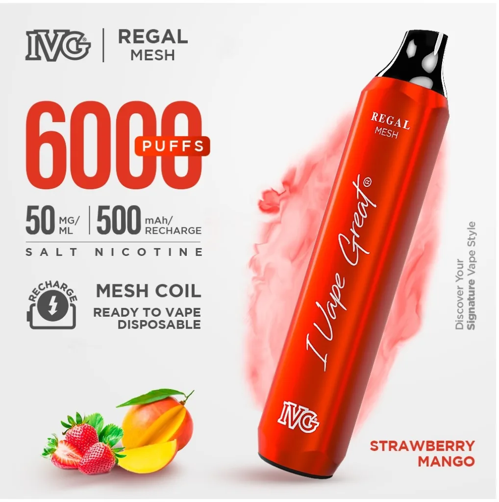 STRAWBERRY MANGO IVG REGAL DISPOSABLE