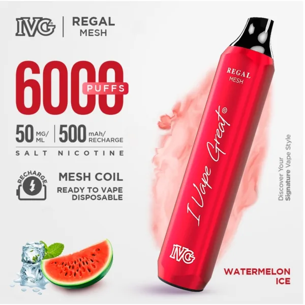 WATERMELON ICE IVG REGAL DISPOSABLE