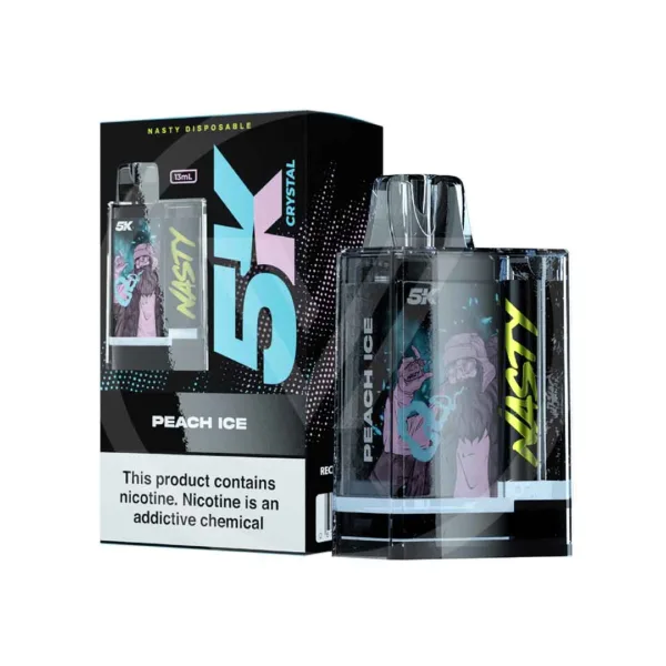 NASTY DISPOSABLE 5K PEACH ICE 5%