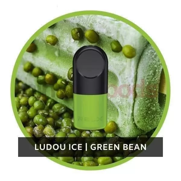 LUDOU ICE GREEN BEAN RELX PODS