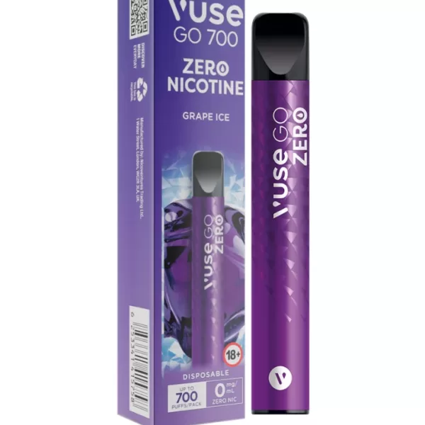 GRAPE ICE ZERO NIC VUSE GO DISPOSABLE 700 PUFFS