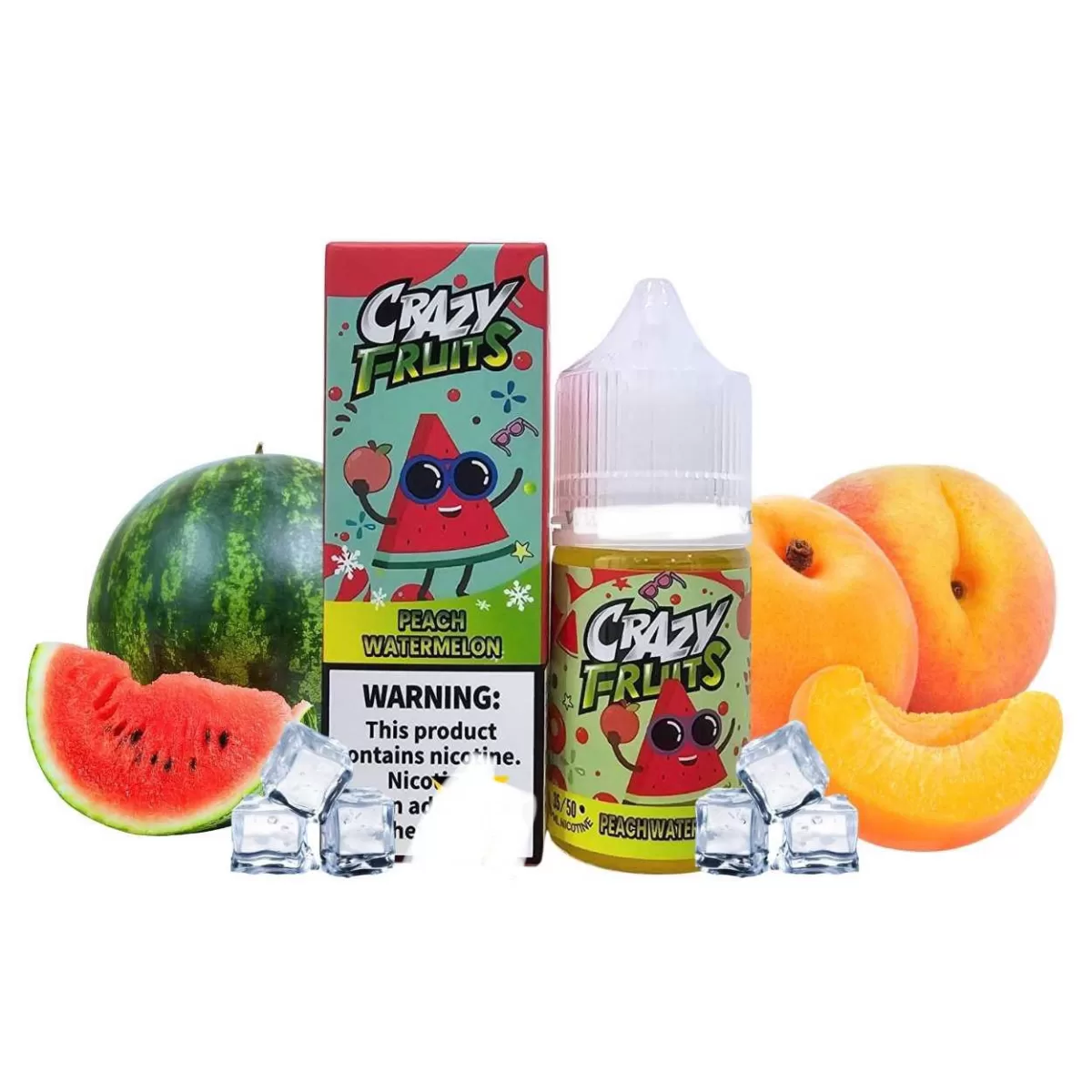 PEACH WATERMELON ICE TOKYO CRAZY FRUITS 30ML