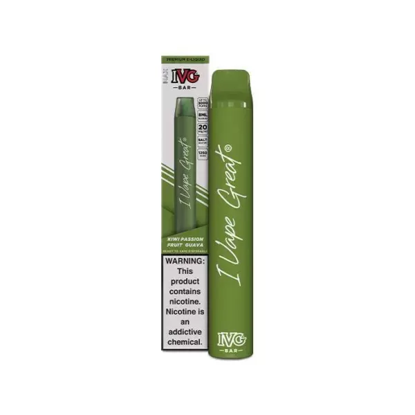 KIWI PASSION FRUIT GUAVA IVG MAX DISPOSABLE