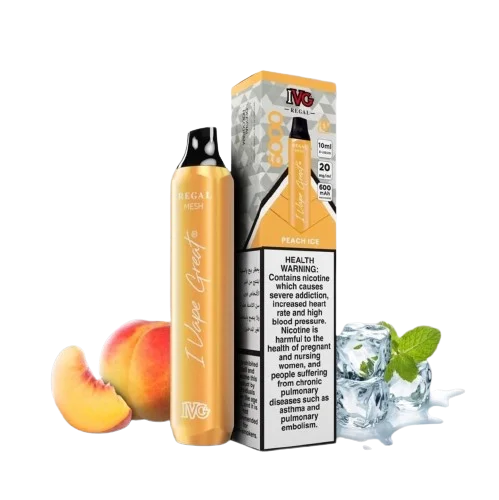 PEACH ICE IVG REGAL DISPOSABLE