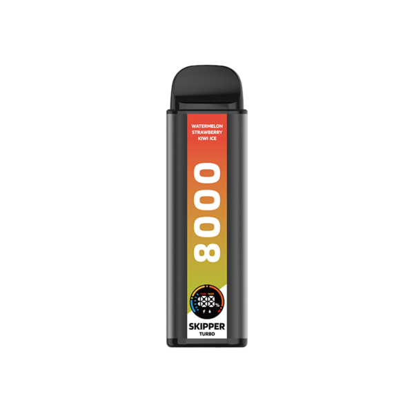 WATERMELON STRAWBERRY KIWI ICE SKIPPER TURBO 10K DISPOSABLE