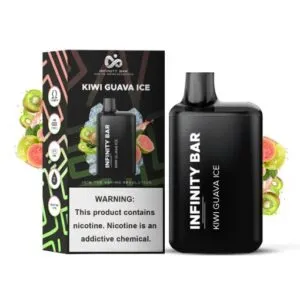 <h1>KIWI GUAVA ICE INFINITY BAR DISPOSABLE</h1> The Kiwi Guava Ice Infinity Bar Disposable Vape offers a vibrant and refreshing vaping experience in a sleek, convenient device. With the capacity to deliver up to 5000 puffs, this disposable vape ensures you can enjoy its delicious flavors for an extended period without the hassle of refilling or recharging. The flavor profile combines the tart, juicy notes of kiwi with the sweet, exotic taste of guava, creating a harmonious and fruity blend. The addition of a cool, icy finish enhances the flavor, providing a crisp and invigorating sensation with each puff. <strong>YOU CAN EXPLORE MORE INFINITY BAR DISPOSABLES<a href="https://www.rockstarvapor.co/product-category/infinity-bar-disposables-5000-puffs/"> HERE!</a></strong> <p class="selectable-text copyable-text iq0m558w g0rxnol2" dir="ltr"><span class="selectable-text copyable-text">At Rockstar, we believe every purchase is an experience of convenience, quality, and satisfaction.</span></p> <p class="selectable-text copyable-text iq0m558w g0rxnol2" dir="ltr"><span class="selectable-text copyable-text jv8stmnn">*</span><b><strong class="selectable-text copyable-text nbipi2bn">Price Match Guarantee:</strong></b><span class="selectable-text copyable-text jv8stmnn">*</span><span class="selectable-text copyable-text"> We’re committed to offering you the best value on your purchases. If you find a lower price on an identical item from a competitor, simply let us know, and we’ll beat it.</span></p> <p class="selectable-text copyable-text iq0m558w g0rxnol2" dir="ltr"><span class="selectable-text copyable-text">Shop with confidence, knowing that you’re getting the best deal possible. Enjoy the ease of browsing and purchasing from the comfort of your home, Explore our catalog, place order, and get doorstep delivery. Our knowledgeable and friendly team is here to assist you with your order to make your shopping enjoyable,</span></p> <p class="selectable-text copyable-text iq0m558w g0rxnol2" dir="ltr"><span class="selectable-text copyable-text">We are located just around the corner in <a href="https://www.google.com/maps?ll=24.797475,67.044777&z=16&t=m&hl=en&gl=US&mapclient=embed&cid=3248600491974334453" target="_blank" rel="noopener">DHA Phase 5</a> & <a href="https://www.google.com/maps/place/Rockstar+Vapor+Co+-+Clifton+(Vape+Store)/@24.8271319,67.0278464,17z/data=!4m14!1m7!3m6!1s0x3eb33d243236324b:0xaa9b07f8edc863c0!2sRockstar+Vapor+Co+-+Clifton+(Vape+Store)!8m2!3d24.8271319!4d67.0304213!16s%2Fg%2F11twsg4yj7!3m5!1s0x3eb33d243236324b:0xaa9b07f8edc863c0!8m2!3d24.8271319!4d67.0304213!16s%2Fg%2F11twsg4yj7?entry=tt" target="_blank" rel="noopener">Clifton Boat Basin</a>, any of our store is your go-to spot for the latest vape gear, trendsetting flavors, and a vibe that’s as chill as it gets.</span></p> KIWI GUAVA ICE INFINITY BAR DISPOSABLE 5000 PUFFS
