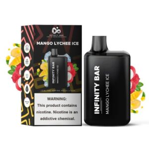 <h1>MANGO LYCHEE ICE INFINITY BAR DISPOSABLE</h1> The Mango Lychee Ice Infinity Bar Disposable Vape offers an exotic and refreshing vaping experience with its unique flavor combination. With up to 5000 puffs, this disposable device ensures long-lasting enjoyment without the need for refilling or recharging. The flavor profile blends the tropical sweetness of ripe mangoes with the delicate, floral notes of lychee, creating a perfectly balanced and flavorful vape. The icy finish adds a cooling touch, enhancing the overall freshness and providing a crisp, invigorating sensation with each inhale. <strong>YOU CAN EXPLORE MORE INFINITY BAR DISPOSABLES<a href="https://www.rockstarvapor.co/product-category/infinity-bar-disposables-5000-puffs/"> HERE!</a></strong> <p class="selectable-text copyable-text iq0m558w g0rxnol2" dir="ltr"><span class="selectable-text copyable-text">At Rockstar, we believe every purchase is an experience of convenience, quality, and satisfaction.</span></p> <p class="selectable-text copyable-text iq0m558w g0rxnol2" dir="ltr"><span class="selectable-text copyable-text jv8stmnn">*</span><b><strong class="selectable-text copyable-text nbipi2bn">Price Match Guarantee:</strong></b><span class="selectable-text copyable-text jv8stmnn">*</span><span class="selectable-text copyable-text"> We’re committed to offering you the best value on your purchases. If you find a lower price on an identical item from a competitor, simply let us know, and we’ll beat it.</span></p> <p class="selectable-text copyable-text iq0m558w g0rxnol2" dir="ltr"><span class="selectable-text copyable-text">Shop with confidence, knowing that you’re getting the best deal possible. Enjoy the ease of browsing and purchasing from the comfort of your home, Explore our catalog, place order, and get doorstep delivery. Our knowledgeable and friendly team is here to assist you with your order to make your shopping enjoyable,</span></p> <p class="selectable-text copyable-text iq0m558w g0rxnol2" dir="ltr"><span class="selectable-text copyable-text">We are located just around the corner in <a href="https://www.google.com/maps?ll=24.797475,67.044777&z=16&t=m&hl=en&gl=US&mapclient=embed&cid=3248600491974334453" target="_blank" rel="noopener">DHA Phase 5</a> & <a href="https://www.google.com/maps/place/Rockstar+Vapor+Co+-+Clifton+(Vape+Store)/@24.8271319,67.0278464,17z/data=!4m14!1m7!3m6!1s0x3eb33d243236324b:0xaa9b07f8edc863c0!2sRockstar+Vapor+Co+-+Clifton+(Vape+Store)!8m2!3d24.8271319!4d67.0304213!16s%2Fg%2F11twsg4yj7!3m5!1s0x3eb33d243236324b:0xaa9b07f8edc863c0!8m2!3d24.8271319!4d67.0304213!16s%2Fg%2F11twsg4yj7?entry=tt" target="_blank" rel="noopener">Clifton Boat Basin</a>, any of our store is your go-to spot for the latest vape gear, trendsetting flavors, and a vibe that’s as chill as it gets.</span></p> MANGO LYCHEE ICE INFINITY BAR DISPOSABLE