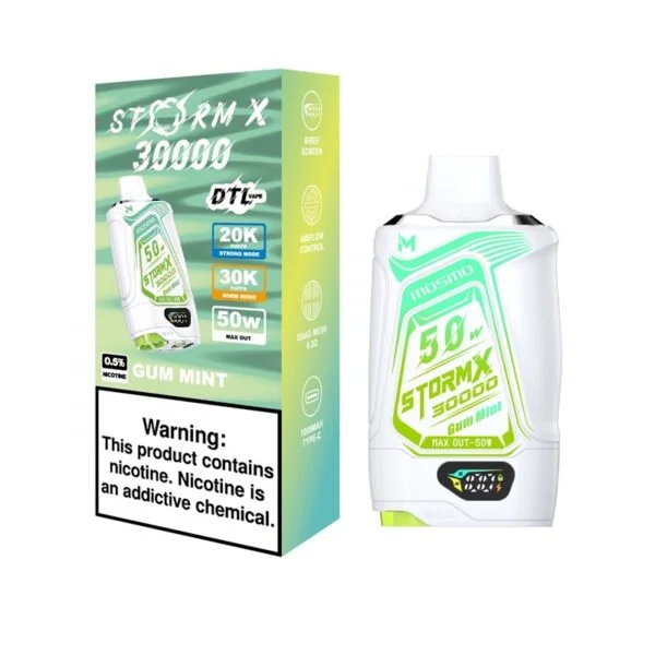 GUM MINT MOSMO STORM X DISPOSABLE