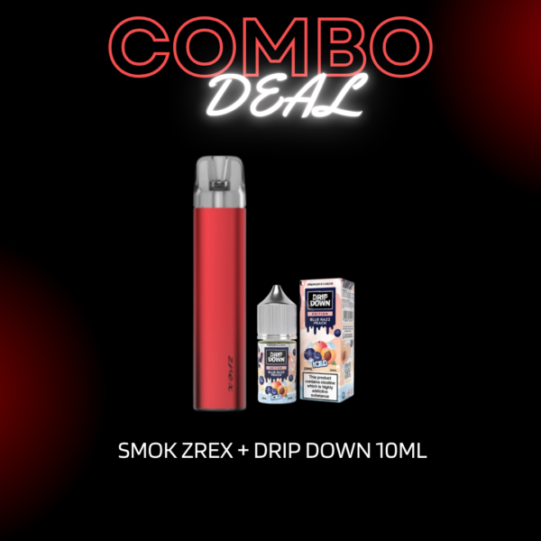 SMOK ZREX RF AND DRIP DOWN 10ML COMBO OFFER