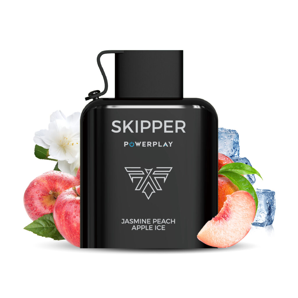JASMINE PEACH APPLE ICE SKIPPER POWERPLAY DISPOSABLE