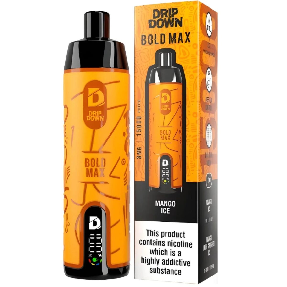 MANGO ICE DRIP DOWN BOLD MAX DISPOSABLE