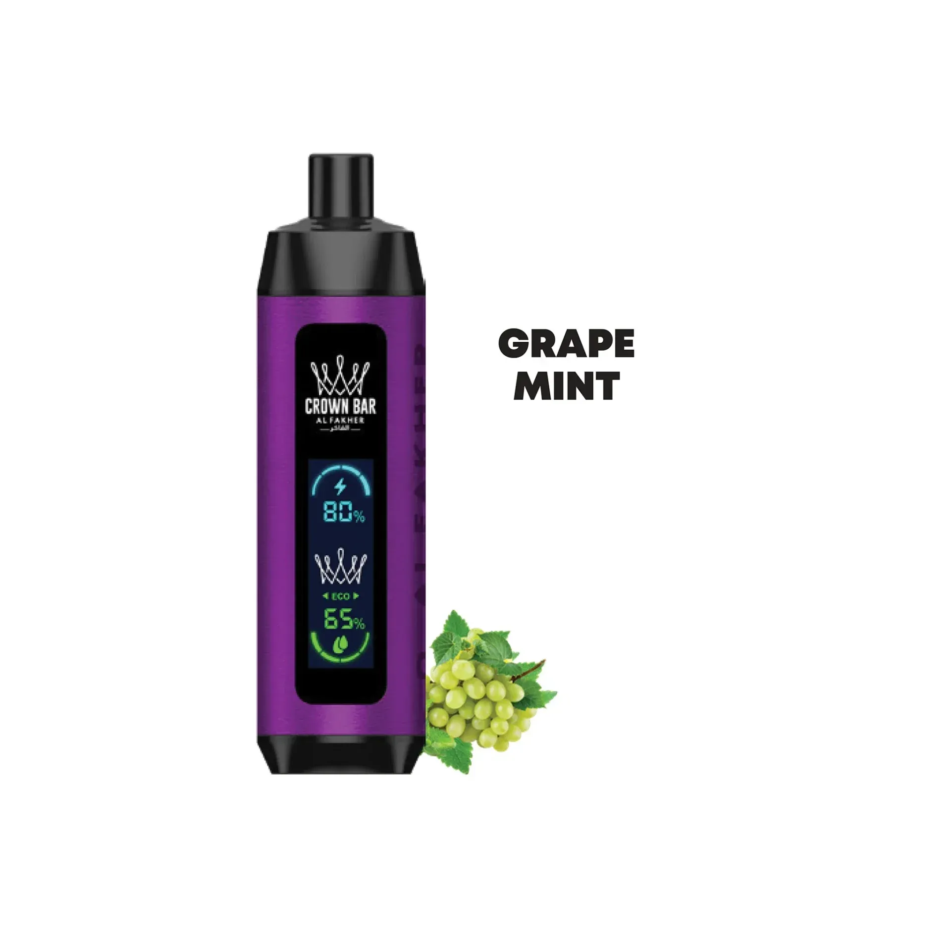 GRAPE MINT ICE AL FAKHER CROWN BAR DISPOSABLE GRAPE MINT ICE AL FAKHER CROWN BAR DISPOSABLE