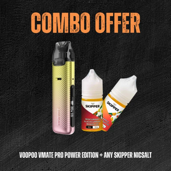 VOOPOO VMATE PRO POWER EDITION AND ANY SKIPPER NICSALT