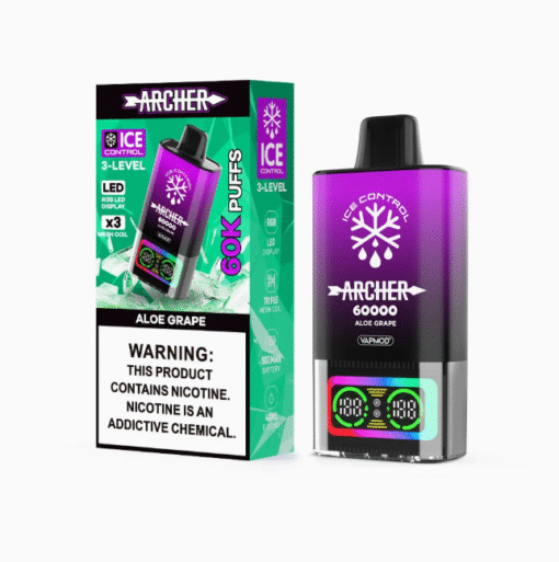 ALOE GRAPE ARCHER 60000 PUFFS DISPOSABLE