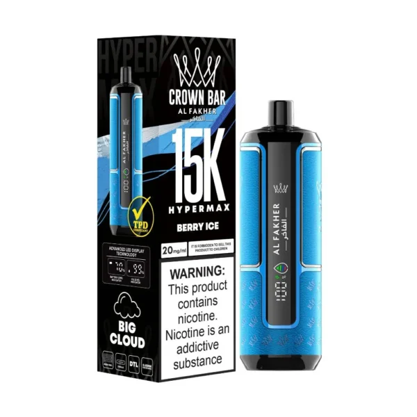 BERRY ICE AL FAKHER CROWN BAR HYPERMAX DISPOSABLE