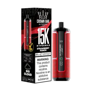 STRAWBERRY PUNCH AL FAKHER CROWN BAR HYPERMAX DISPOSABLE