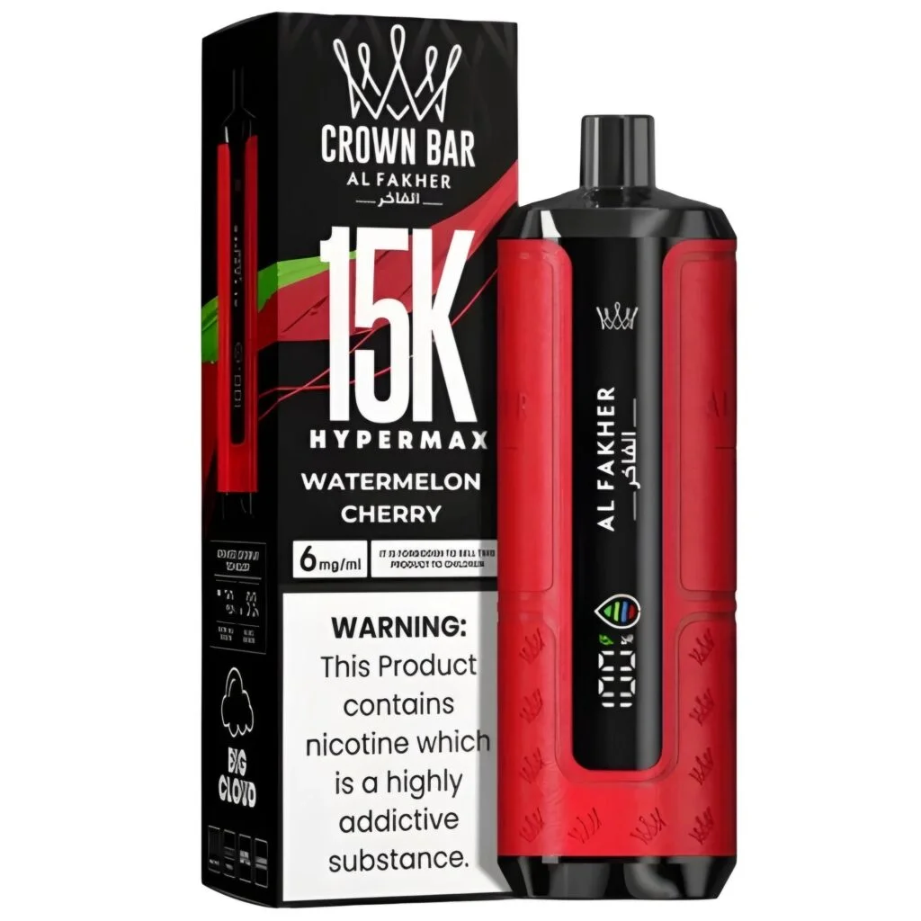 WATERMELON CHERRY AL FAKHER CROWN BAR HYPERMAX DISPOSABLE