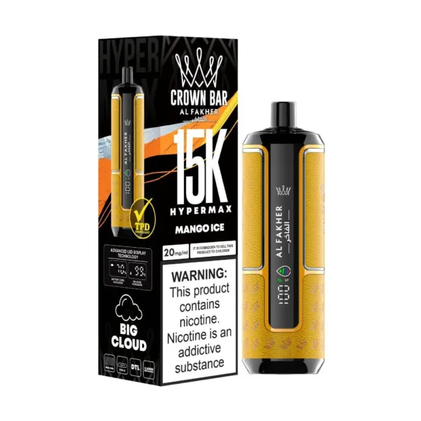 MANGO ICE AL FAKHER CROWN BAR HYPERMAX DISPOSABLE