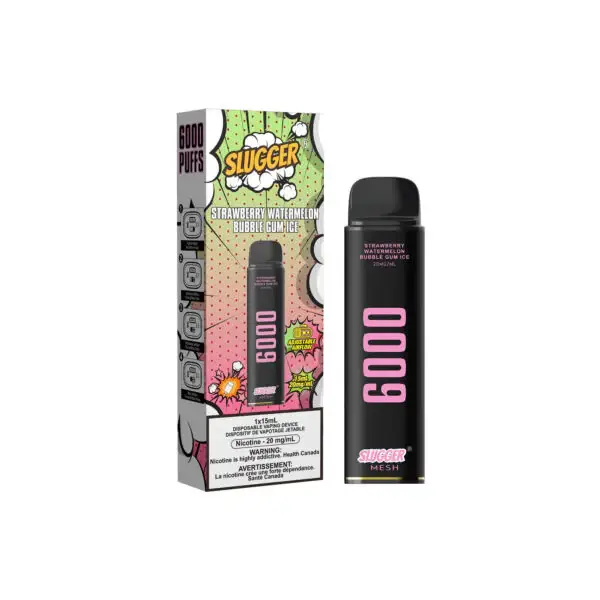 STRAWBERRY WATERMELON BUBBLE GUM ICE SLUGGER DISPOSABLE