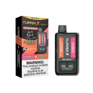 STRAWBERRY WATERMELON AND STRAW CHERRY WATERMELON RUFPUF FLIPPER X DISPOSABLE