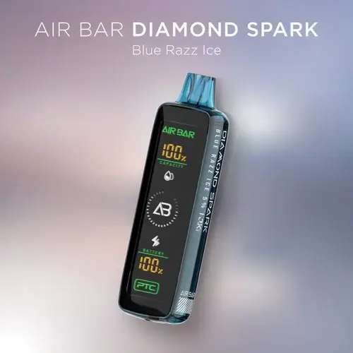 BLUE RAZZ ICE AIR BAR DIAMOND SPARK DISPOSABLE