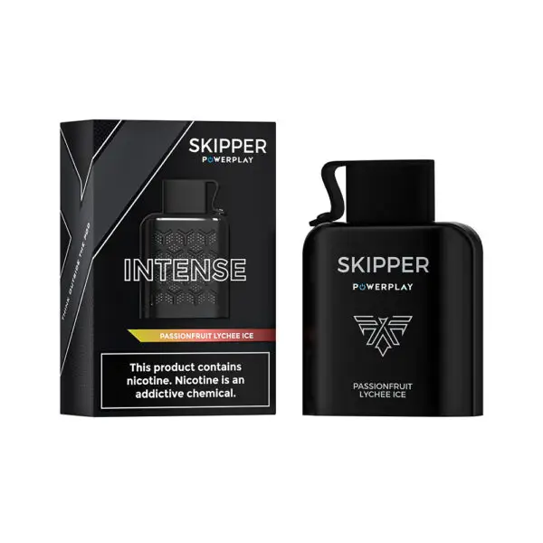 PASSIONFRUIT LYCHEE ICE SKIPPER POWERPLAY INTENSE POD