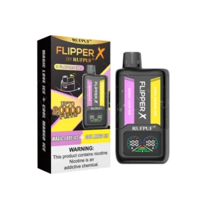 <h1>MAGIC LOVE AND COOL MANGO ICE RUFPUF FLIPPER X DISPOSABLE</h1> <div class="woocommerce-product-details__short-description"> Experience the perfect fusion of sweet and icy with Magic Love and Cool Mango Ice in the RUFPUF FLIPPER X 20000 Puffs. A smooth tropical mango blend paired with a refreshing icy finish delivers an ultra-satisfying vaping experience with long-lasting performance and rich flavor in every puff. <strong>YOU CAN EXPLORE MORE FLIPPER X DISPOSABLES<a href="https://www.rockstarvapor.co/product-category/rufpuf-flipper-x-20000-puffs-disposables/"> HERE!</a></strong> <p class="selectable-text copyable-text iq0m558w g0rxnol2" dir="ltr"><span class="selectable-text copyable-text">At Rockstar, we believe every purchase is an experience of convenience, quality, and satisfaction.</span></p> <p class="selectable-text copyable-text iq0m558w g0rxnol2" dir="ltr"><span class="selectable-text copyable-text jv8stmnn">*</span><b><strong class="selectable-text copyable-text nbipi2bn">Price Match Guarantee:</strong></b><span class="selectable-text copyable-text jv8stmnn">*</span><span class="selectable-text copyable-text"> We’re committed to offering you the best value on your purchases. If you find a lower price on an identical item from a competitor, simply let us know, and we’ll beat it.</span></p> <p class="selectable-text copyable-text iq0m558w g0rxnol2" dir="ltr"><span class="selectable-text copyable-text">Shop with confidence, knowing that you’re getting the best deal possible. Enjoy the ease of browsing and purchasing from the comfort of your home, Explore our catalog, place order, and get doorstep delivery. Our knowledgeable and friendly team is here to assist you with your order to make your shopping enjoyable,</span></p> <p class="selectable-text copyable-text iq0m558w g0rxnol2" dir="ltr"><span class="selectable-text copyable-text">We are located just around the corner in <a href="https://www.google.com/maps?ll=24.797475,67.044777&z=16&t=m&hl=en&gl=US&mapclient=embed&cid=3248600491974334453" target="_blank" rel="noopener">DHA Phase 5</a> & <a href="https://www.google.com/maps/place/Rockstar+Vapor+Co+-+Clifton+(Vape+Store)/@24.8271319,67.0278464,17z/data=!4m14!1m7!3m6!1s0x3eb33d243236324b:0xaa9b07f8edc863c0!2sRockstar+Vapor+Co+-+Clifton+(Vape+Store)!8m2!3d24.8271319!4d67.0304213!16s%2Fg%2F11twsg4yj7!3m5!1s0x3eb33d243236324b:0xaa9b07f8edc863c0!8m2!3d24.8271319!4d67.0304213!16s%2Fg%2F11twsg4yj7?entry=tt" target="_blank" rel="noopener">Clifton Boat Basin</a>, any of our store is your go-to spot for the latest vape gear, trendsetting flavors, and a vibe that’s as chill as it gets.</span></p> </div> <div class="vgod-delivery-timeline"></div> MAGIC LOVE AND COOL MANGO ICE RUFPUF FLIPPER X DISPOSABLE