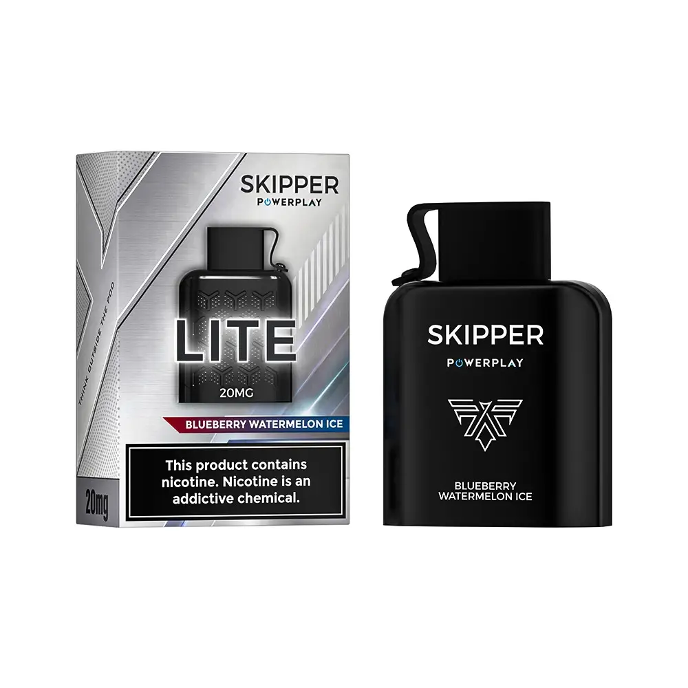 BLUEBERRY WATERMEON ICE SKIPPER POWERPLAY LITE POD