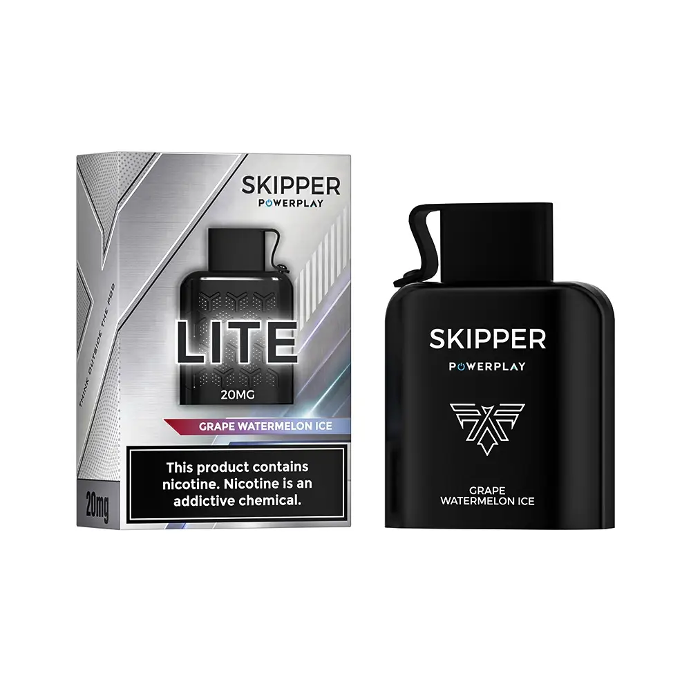 GRAPE WATERMELON ICE SKIPPER POWERPLAY LITE POD