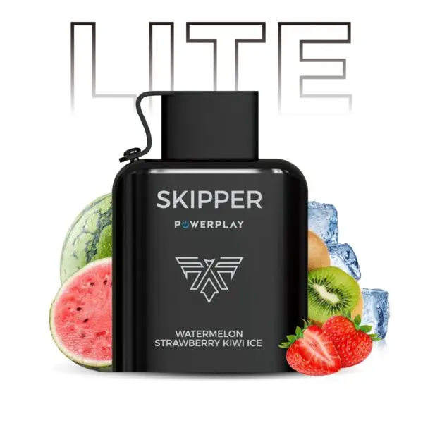 WATERMELON STRAWBERRY KIWI ICE SKIPPER POWERPLAY LITE POD